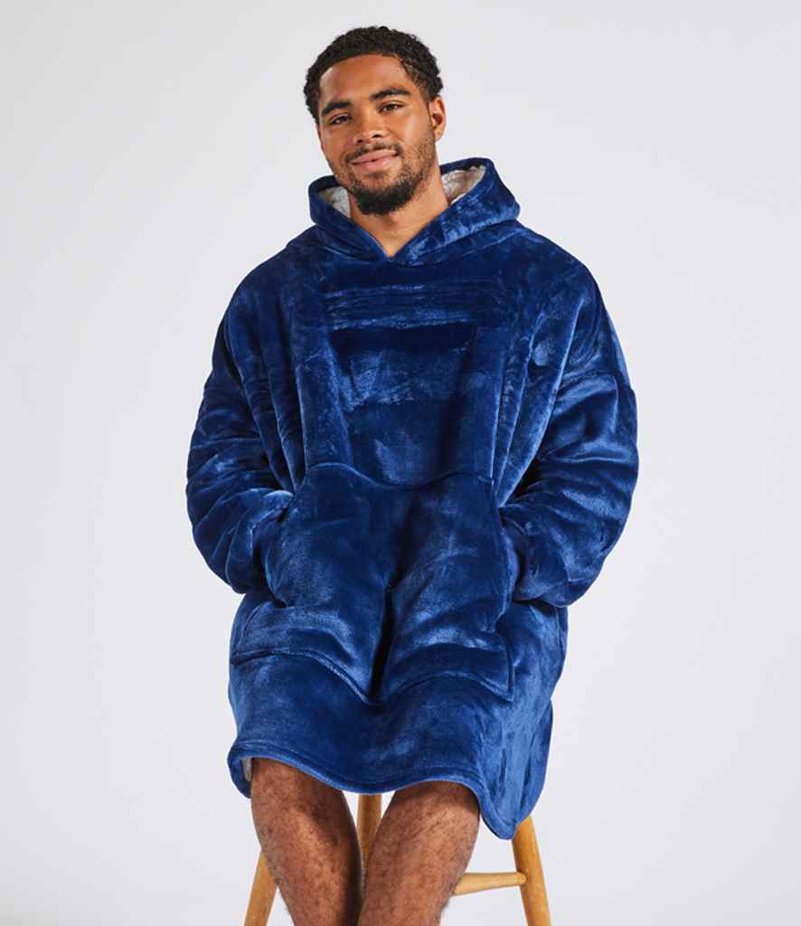 Brand Lab - Oversized Hooded Blanket - BH100 NAV ONE