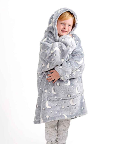 Brand Lab - Kids Oversized Hooded Blanket - BH101 GYGL 3-7