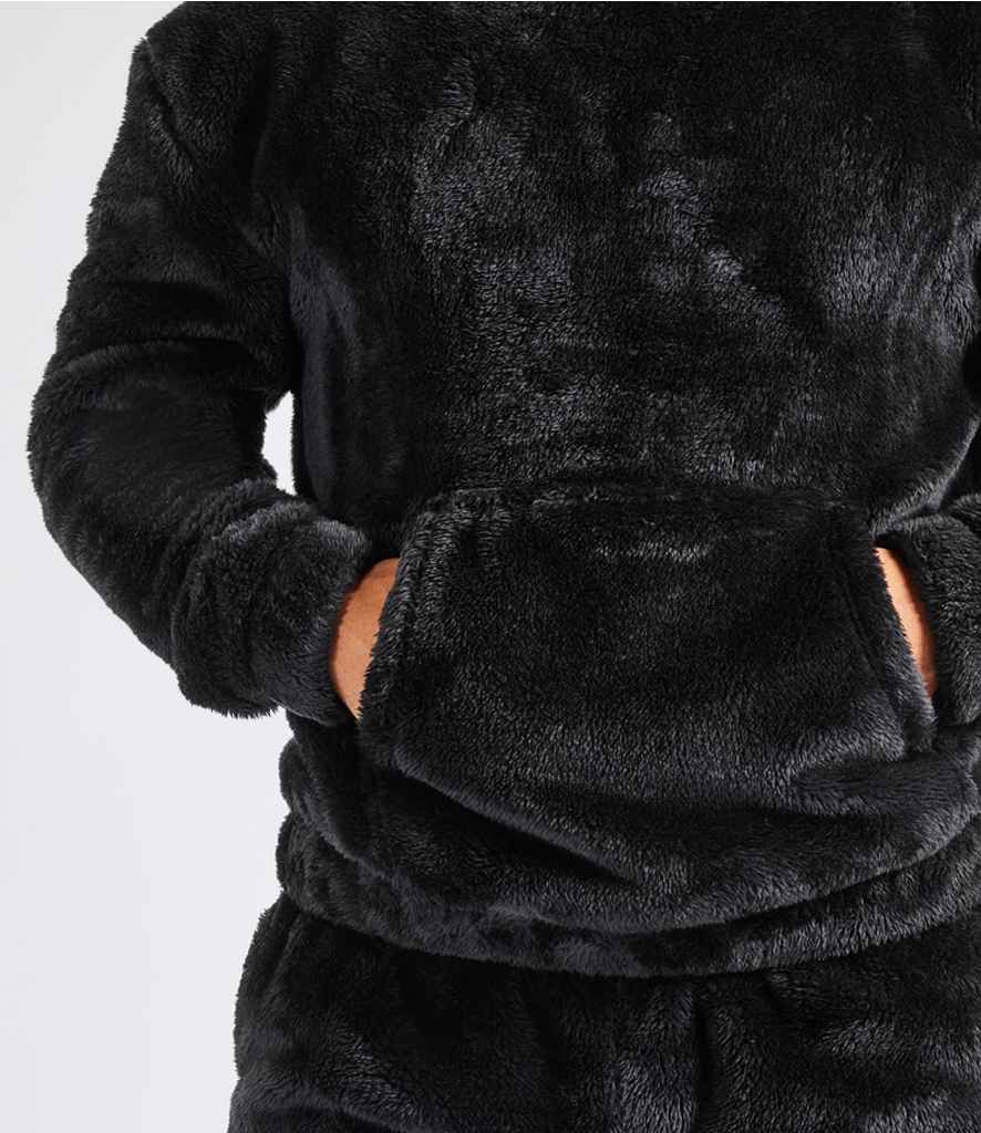 Brand Lab - Bluza z kapturem unisex z puszystego polaru