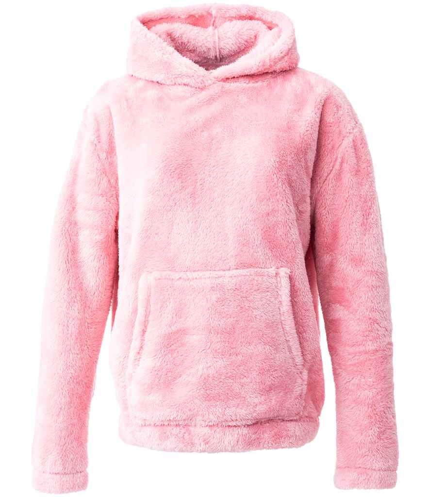 Brand Lab - Unisex Fluffy Fleece Hoodie - BH201 BLK S