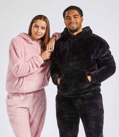 Brand Lab - Unisex Fluffy Fleece Hoodie - BH201 BLP S