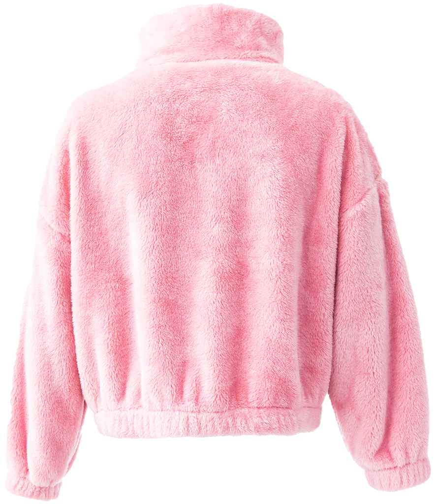 Brand Lab - Ladies Fluffy 1/4 Zip Fleece