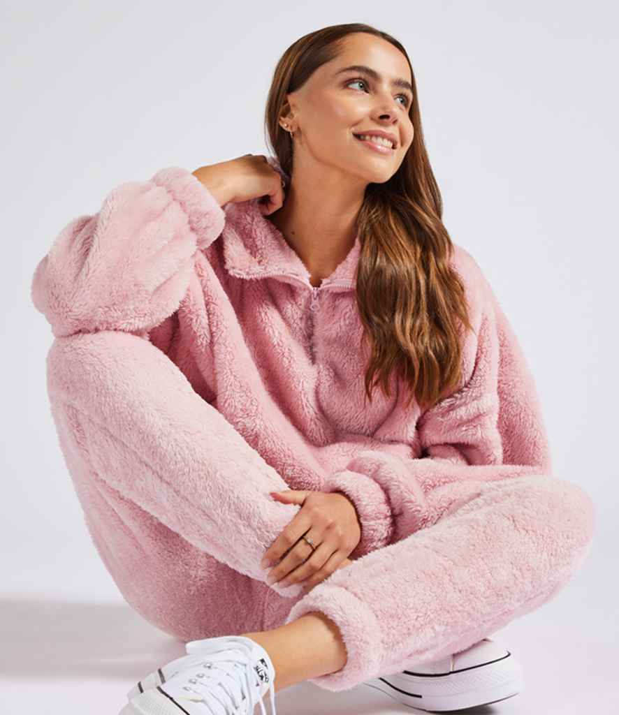 Brand Lab - Ladies Fluffy 1/4 Zip Fleece - Pierre Francis