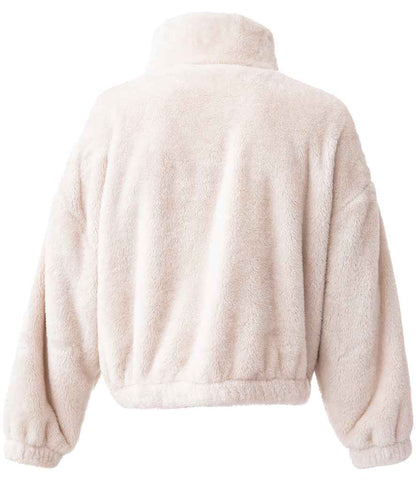 Brand Lab - Ladies Fluffy 1/4 Zip Fleece