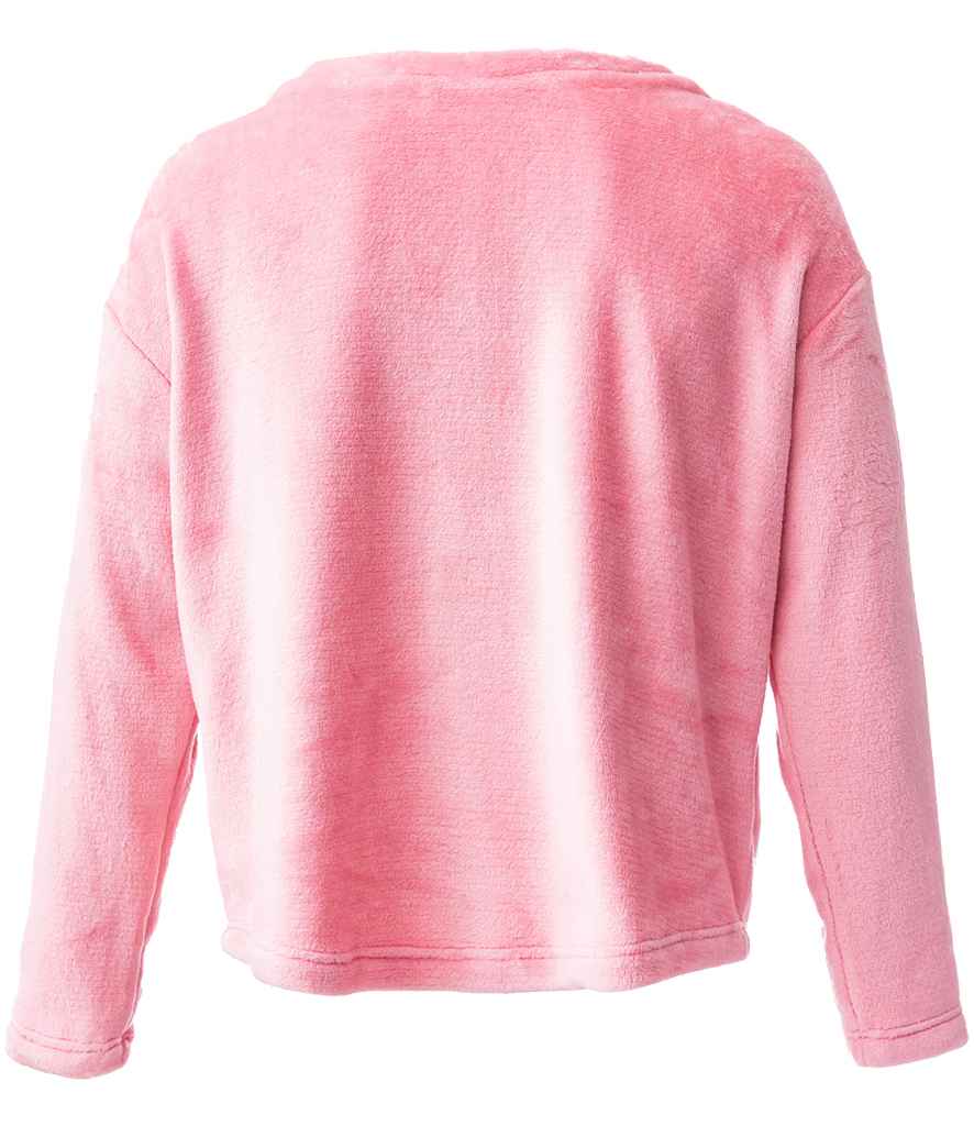 Brand Lab - Ladies Plush Fleece Crew Neck Sweatshirt - Pierre Francis