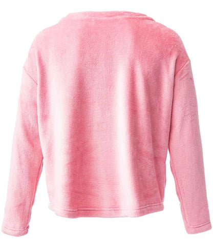 Brand Lab - Ladies Plush Fleece Crew Neck Sweatshirt - Pierre Francis
