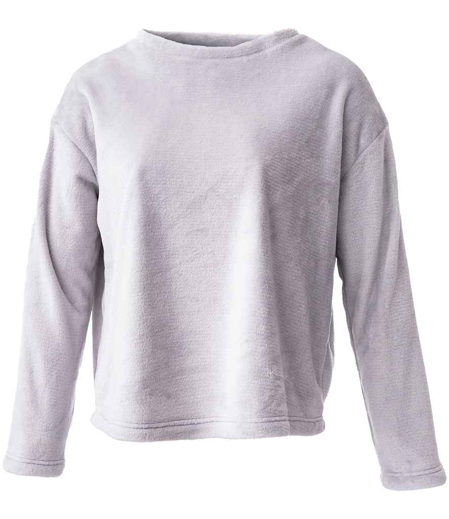 Brand Lab - Ladies Plush Fleece Crew Neck Sweatshirt - Pierre Francis