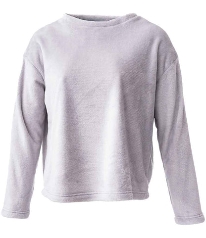 Brand Lab - Ladies Plush Fleece Crew Neck Sweatshirt - Pierre Francis