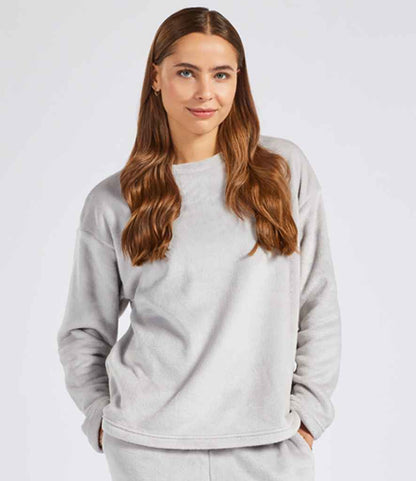Brand Lab - Ladies Plush Fleece Crew Neck Sweatshirt