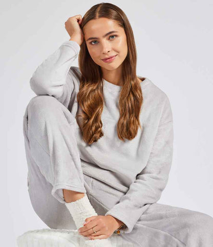 Brand Lab - Ladies Plush Fleece Crew Neck Sweatshirt - Pierre Francis