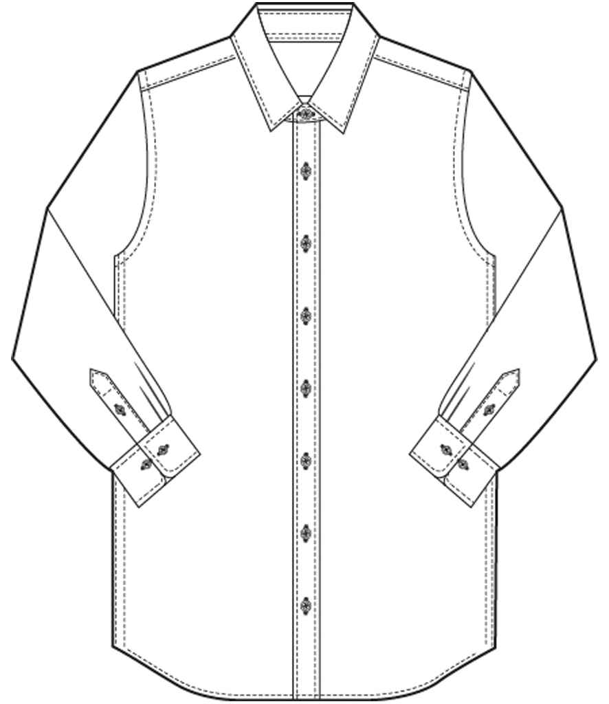 Brook Taverner - Pisa Long Sleeve Slim Fit Shirt - Pierre Francis