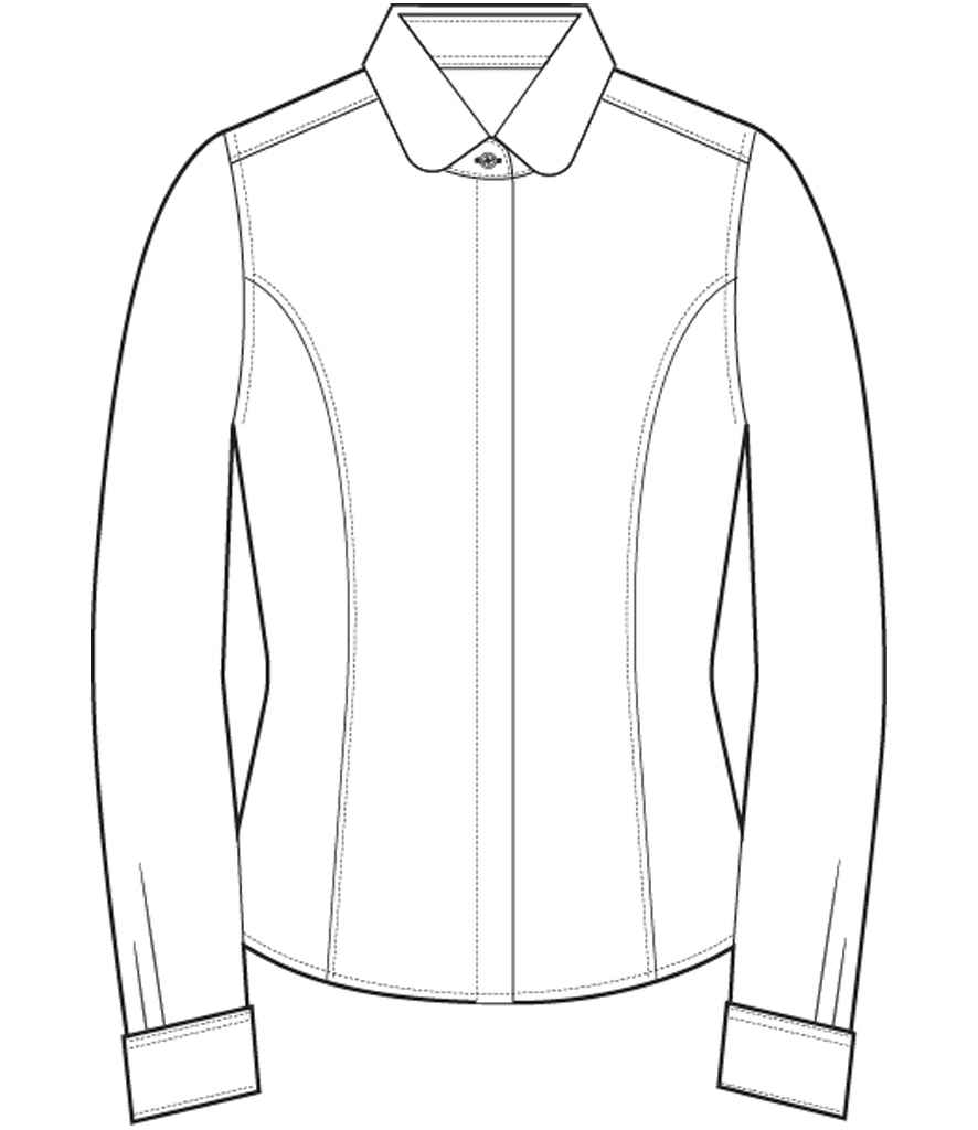 Brook Taverner - Ladies Trevi Long Sleeve Poplin Shirt