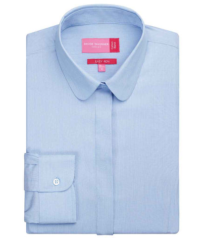 Brook Taverner - Ladies Trevi Long Sleeve Poplin Shirt - Pierre Francis