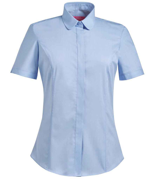 Brook Taverner - Ladies Soave Short Sleeve Poplin Shirt