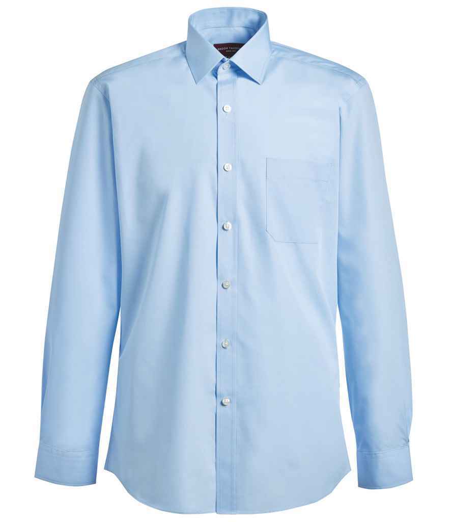 Brook Taverner - Rapino Long Sleeve Poplin Shirt - BK150 BLU 15