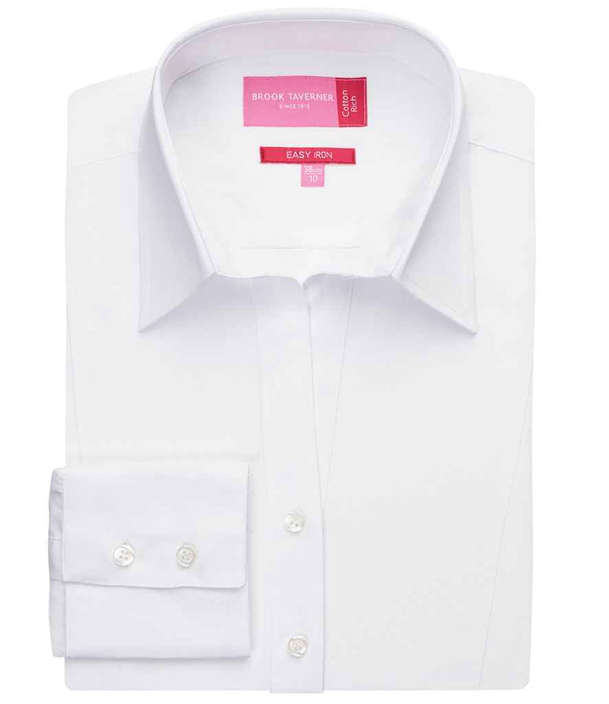 Brook Taverner - Ladies Palena Long Sleeve Poplin Shirt - Pierre Francis