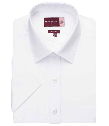Brook Taverner - Rosello Short Sleeve Poplin Shirt - BK152 BLU 15