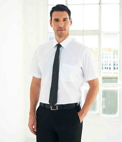 Brook Taverner - Rosello Short Sleeve Poplin Shirt - BK152 WHI 15