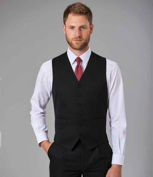 Brook Taverner - Concept Gamma Waistcoat - BK320 BLK 38/R