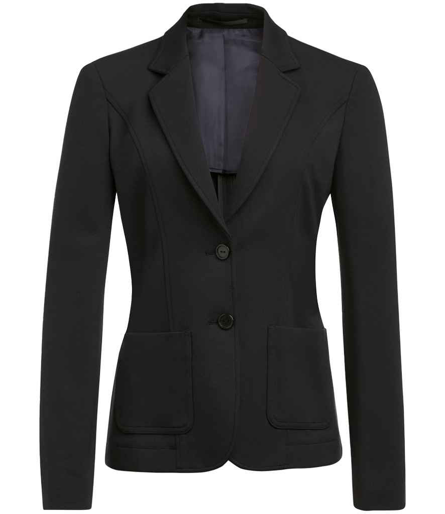Brook Taverner - Ladies Libra Jersey Jacket - BK506 BLK 8/R