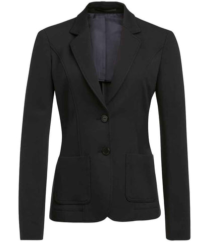Brook Taverner - Ladies Libra Jersey Jacket - BK506 BLK 8/R
