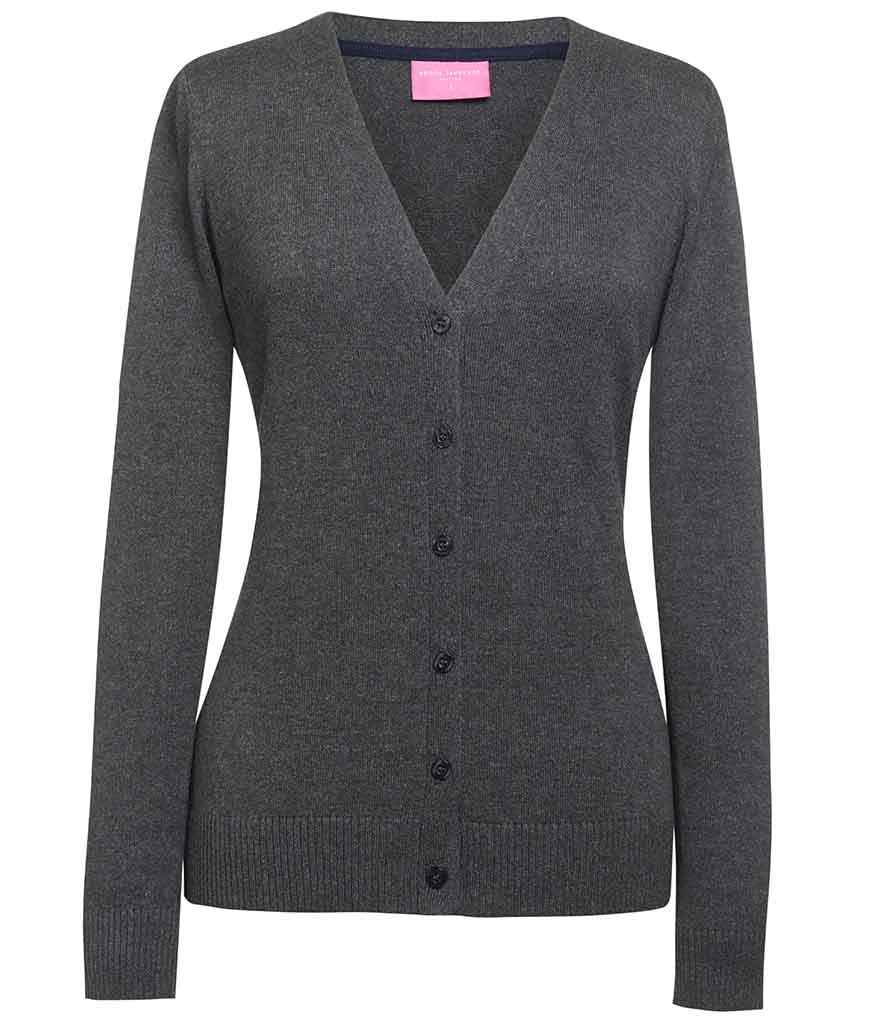 Brook Taverner - Ladies Augusta V Neck Cardigan - BK554 BLK XS