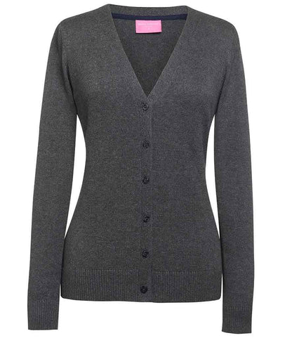 Brook Taverner - Ladies Augusta V Neck Cardigan - BK554 BLK XS