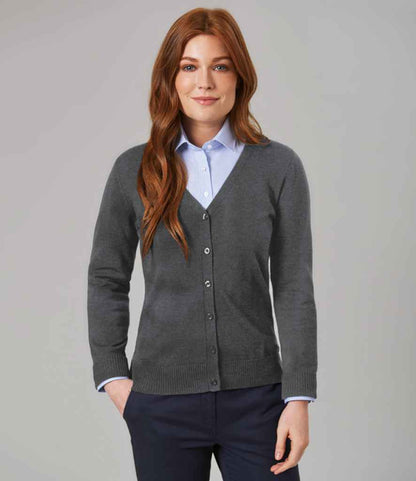 Brook Taverner - Ladies Augusta V Neck Cardigan - BK554 CHA XS