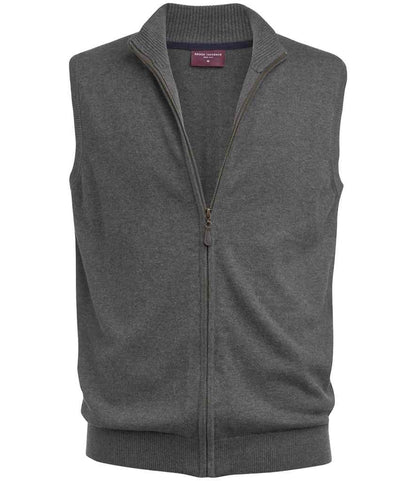 Brook Taverner - Lincoln Knitted Zip Gilet - BK557 BLK S