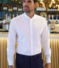 Brook Taverner - Volterra Long Sleeve Grandad Collar Shirt - Pierre Francis