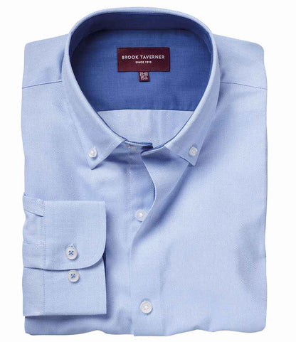 Brook Taverner - Toronto Long Sleeve Oxford Shirt - BK582 SKY 14