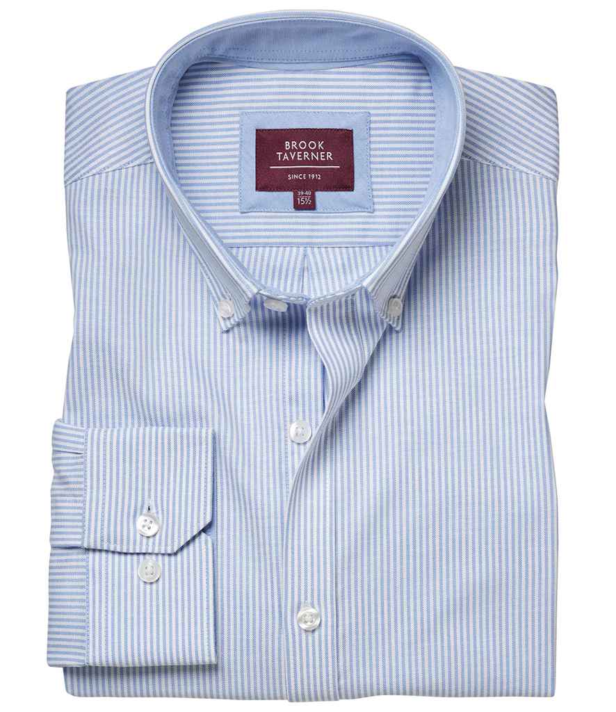 Brook Taverner - Lawrence Long Shirt Stretch Oxford Shirt - BK586 SYS 14