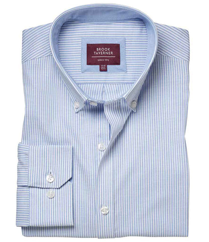 Brook Taverner - Lawrence Long Shirt Stretch Oxford Shirt - BK586 SYS 14
