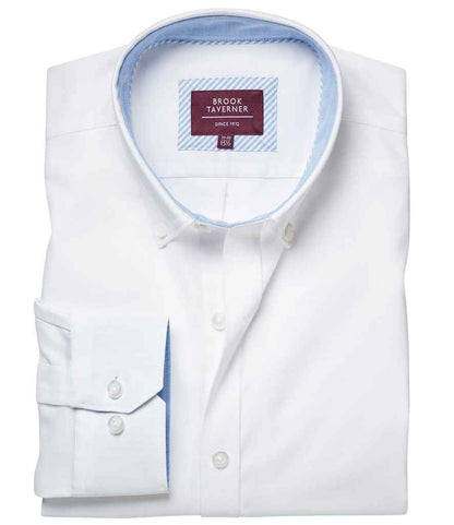 Brook Taverner - Lawrence Long Shirt Stretch Oxford Shirt - BK586 SKY 14