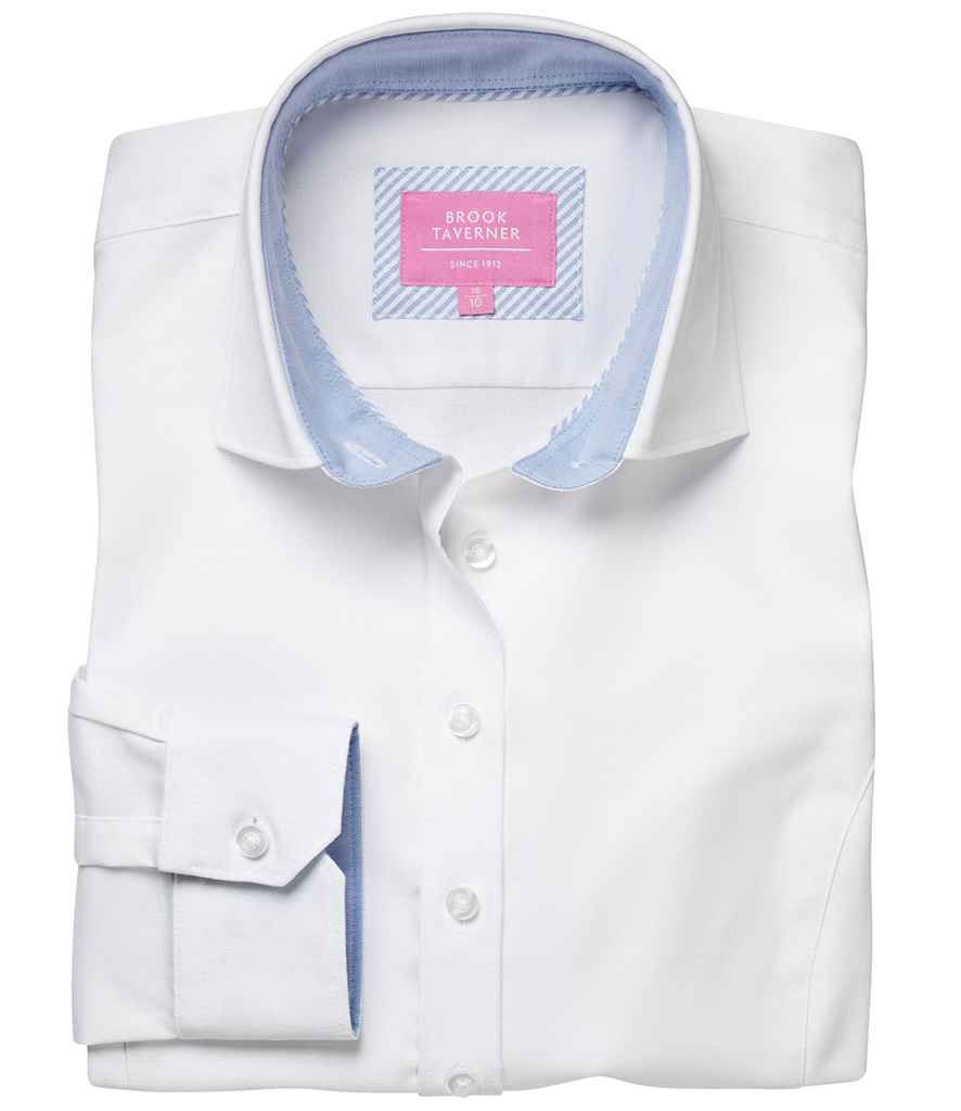 Brook Taverner - Ladies Mirabel Long Sleeve Stretch Oxford Shirt