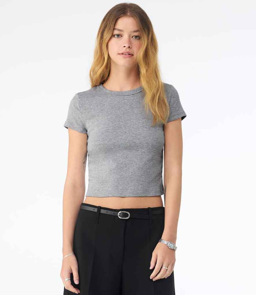 Bella - Ladies Micro Rib Baby T-Shirt - BL1010 AHE XS