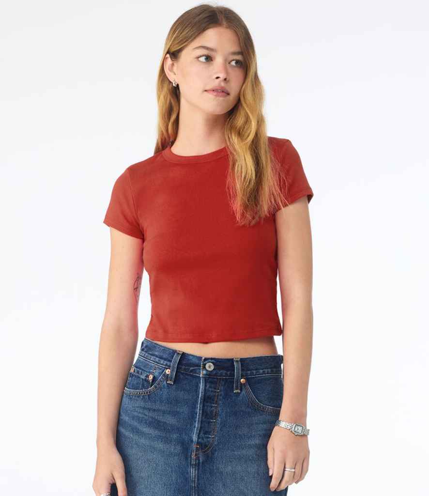 Bella - Ladies Micro Rib Baby T-Shirt - BL1010 SDR XS