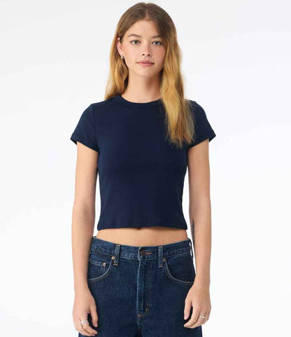 Bella - Ladies Micro Rib Baby T-Shirt - BL1010 SNA XS