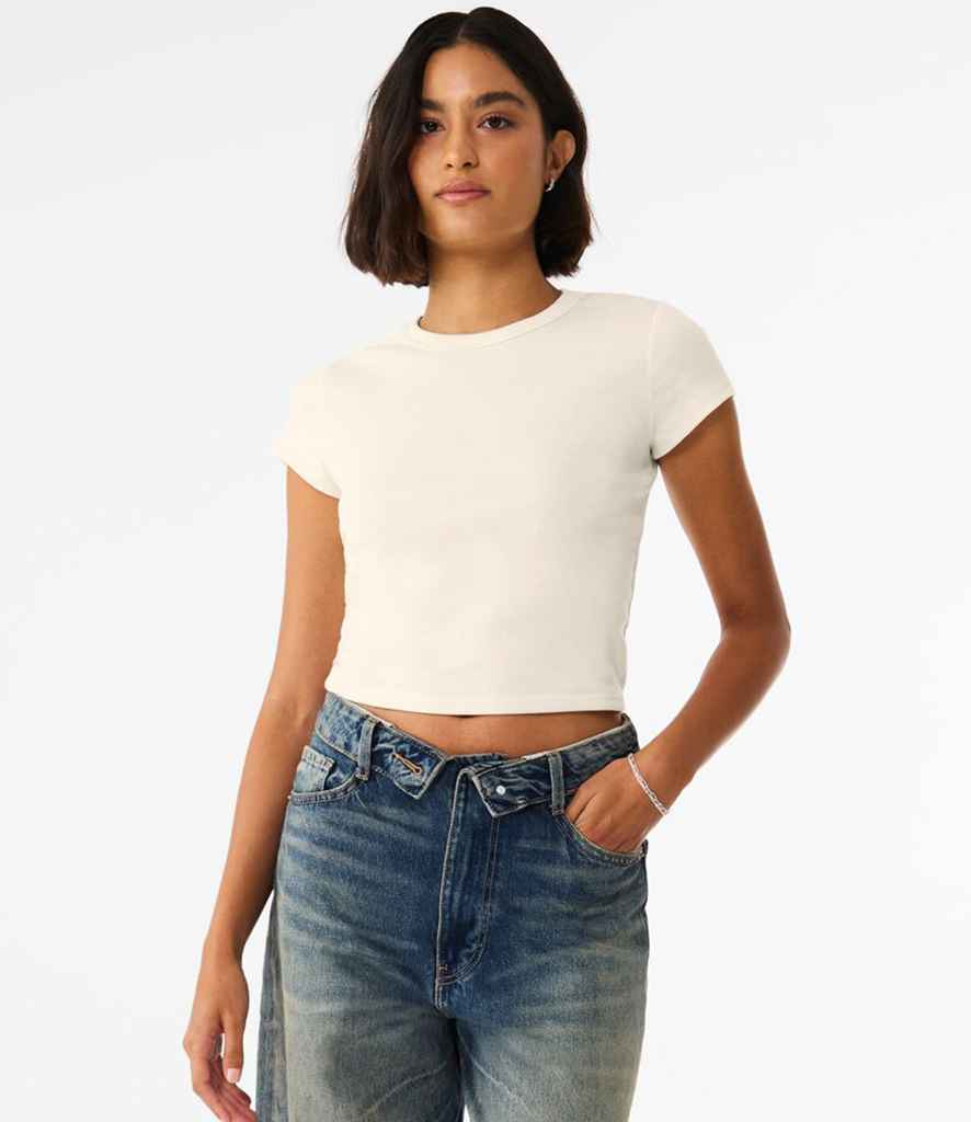 Bella - Ladies Micro Rib Baby T-Shirt - BL1010 SNT XS