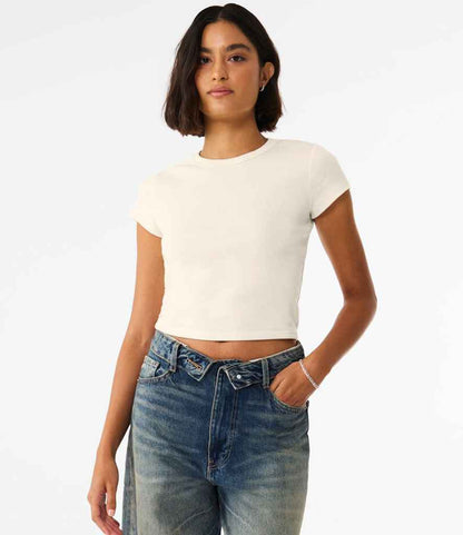 Bella - Ladies Micro Rib Baby T-Shirt - BL1010 SNT XS