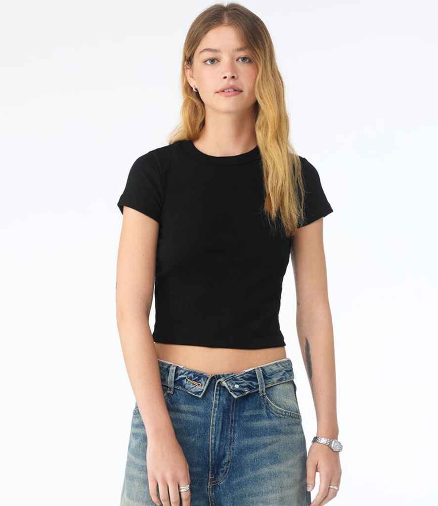 Bella - Ladies Micro Rib Baby T-Shirt - BL1010 SOB XS