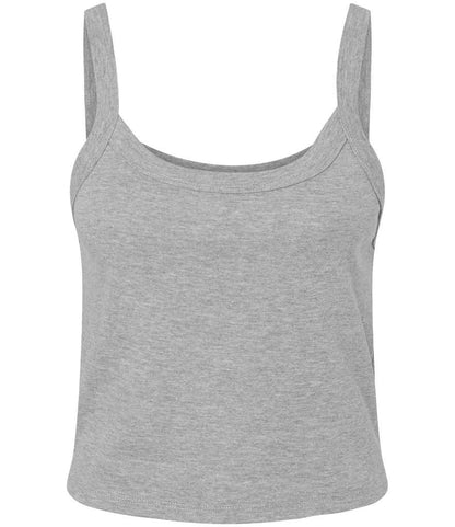 Bella - Ladies Micro Rib Spaghetti Strap Tank Top - BL1012 SOB XS