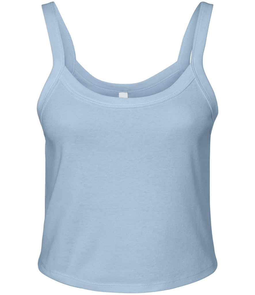 Bella - Ladies Micro Rib Spaghetti Strap Tank Top - BL1012 SOB XS