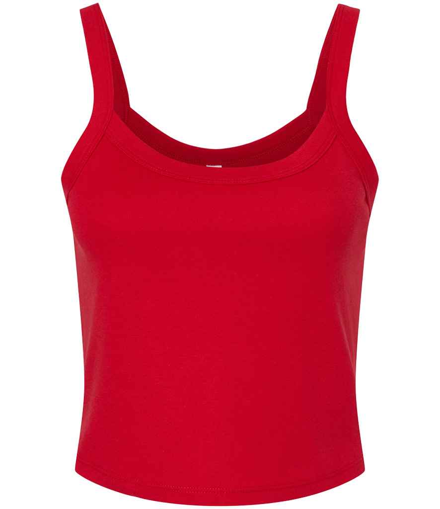 Bella - Ladies Micro Rib Spaghetti Strap Tank Top - BL1012 SOB XS