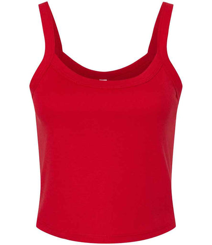 Bella - Ladies Micro Rib Spaghetti Strap Tank Top - BL1012 SOB XS