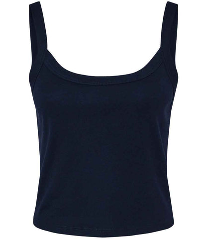 Bella - Ladies Micro Rib Spaghetti Strap Tank Top - BL1012 SOB XS