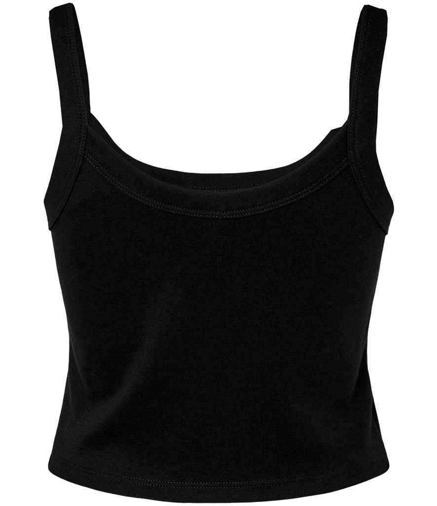 Bella - Ladies Micro Rib Spaghetti Strap Tank Top