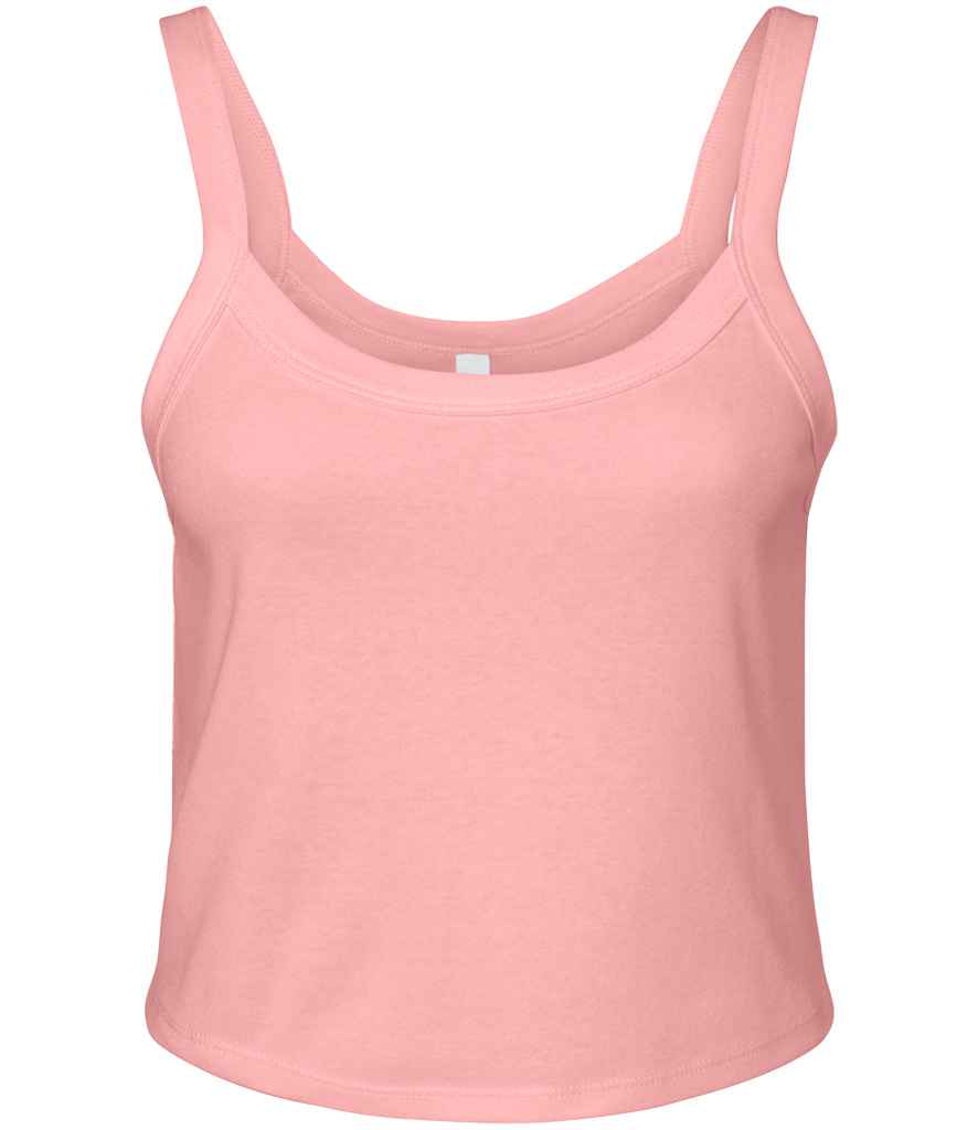 Bella - Ladies Micro Rib Spaghetti Strap Tank Top - BL1012 SOB XS