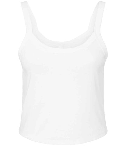 Bella - Ladies Micro Rib Spaghetti Strap Tank Top - BL1012 SOB XS