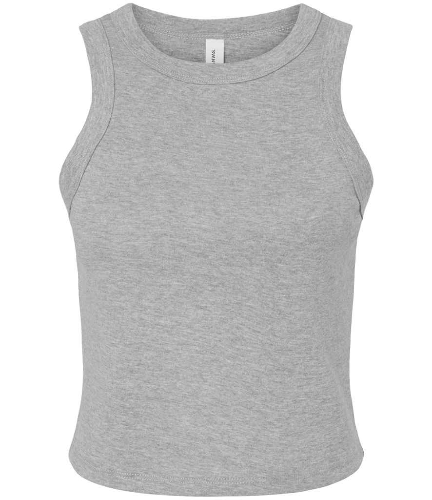 Bella - Ladies Micro Rib Racer Tank Top - BL1019 SWH XS
